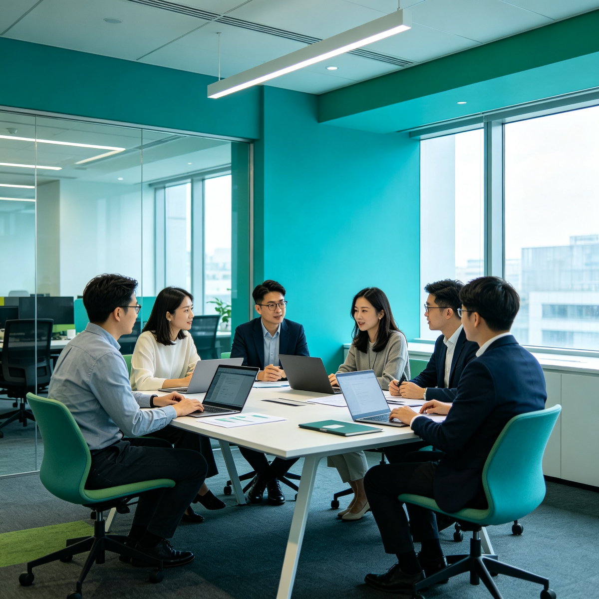 叙禾社团队办公场景
